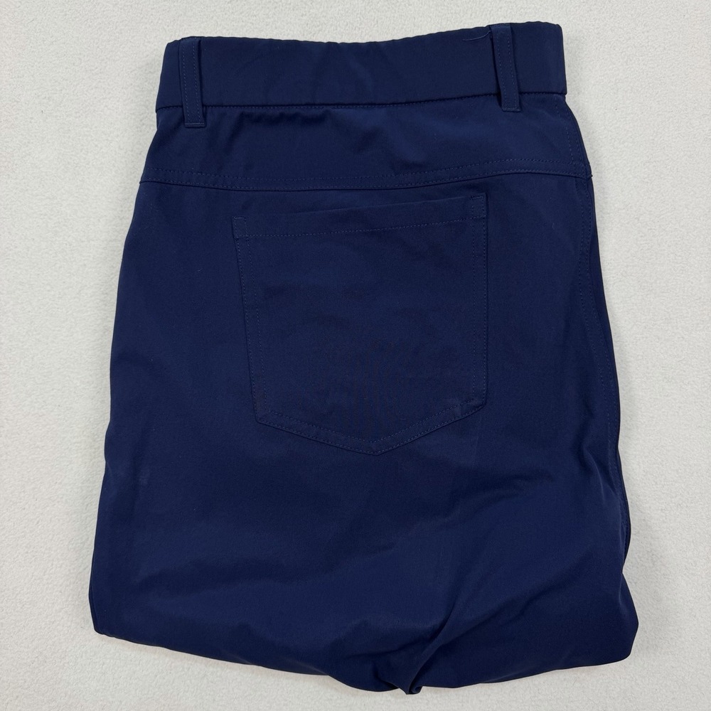 Holderness & Bourne Men's Size 38x32 The Parker Pant Navy Blue Tailored Fit
